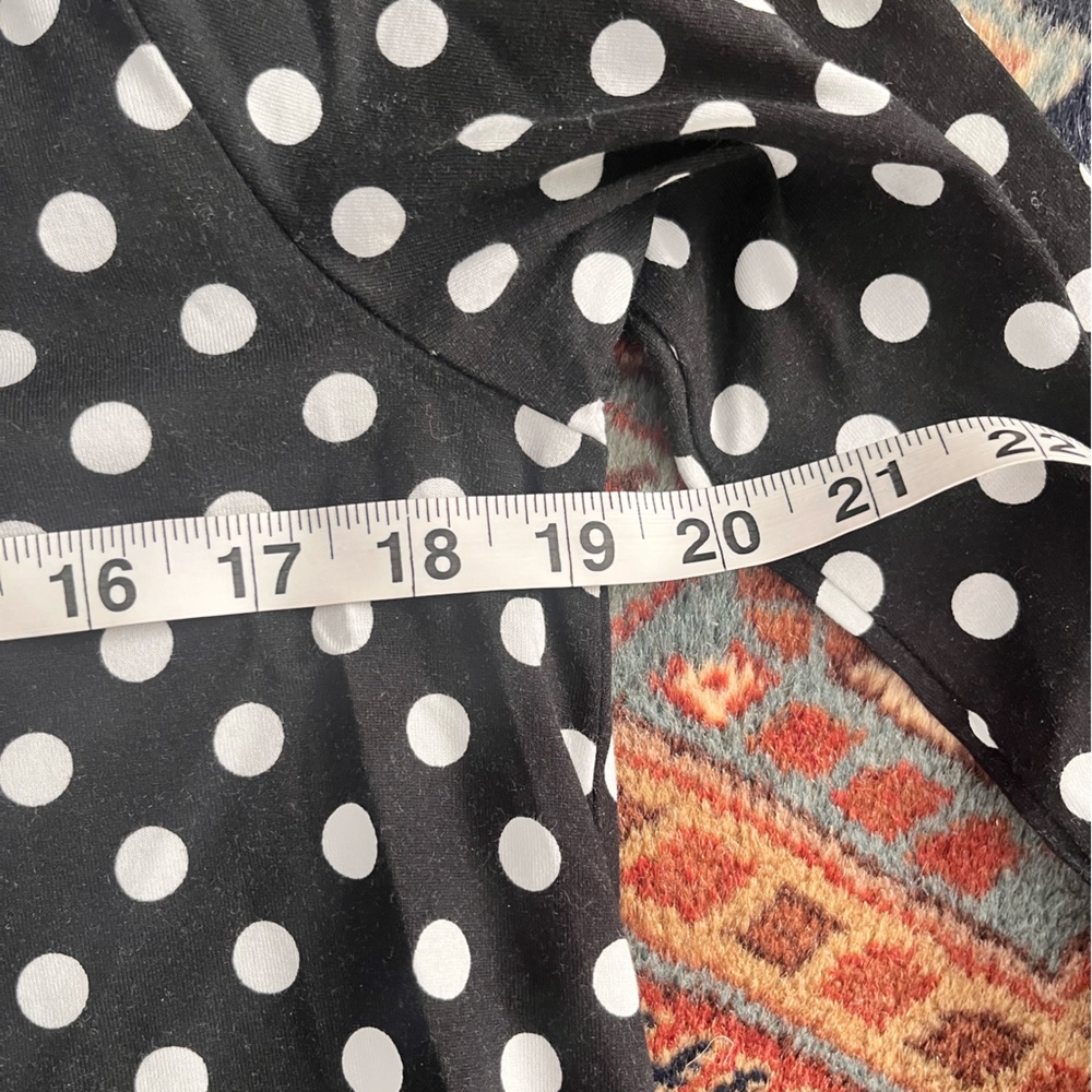 Marimekko Pallo shift black white polka dot cotton pockets midi S - Picture 5 of 9